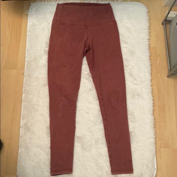 Aerie Rose Stonewashed Chill Play Move Leggings - Picture 3 of 5